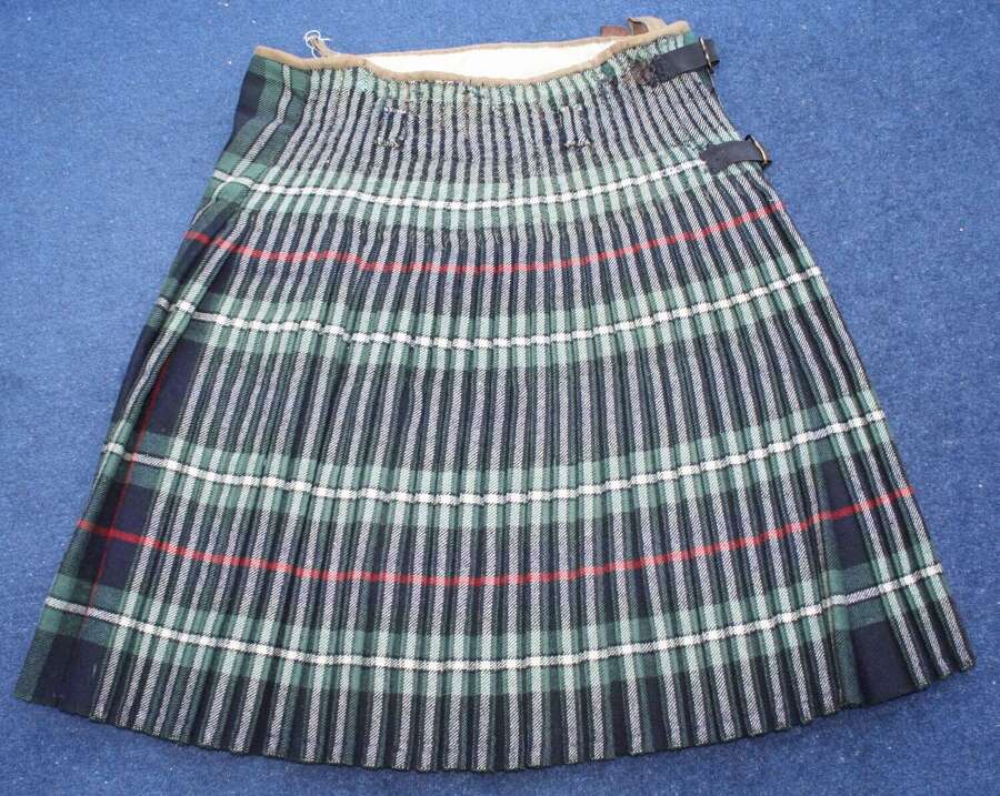 WW1 Other Ranks Seaforth Highlanders 1918 Kilt. WD stamp.