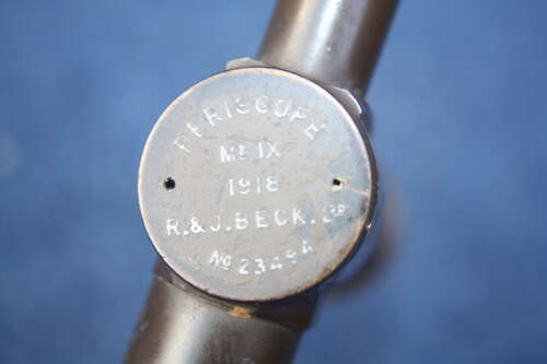 British Army 1918 dated trench periscope by Beck.  Handle not present.