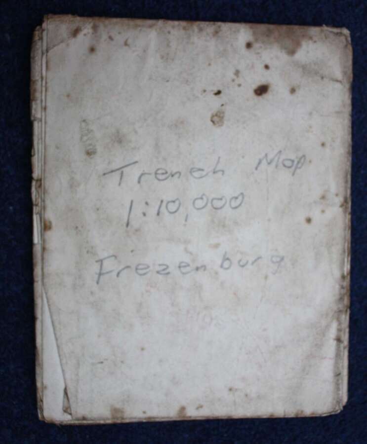 WW1 British Army 1:10,000 Trench Map. Frezenburg near Ypres 1917.