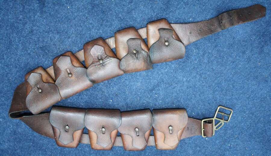 1903 British Army (1903 dated) Leather Bandolier stamped 2nd LG (Life Guards)