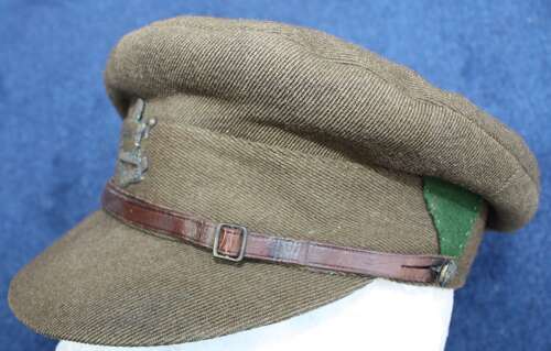 WW1 The Kings Liverpool Regiment officers cap. Unit insignia of the 7th battalion.