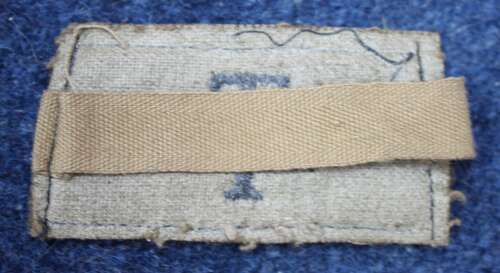 WW2 British ATS Womens Army Territorial Service Shoulder slide badge.