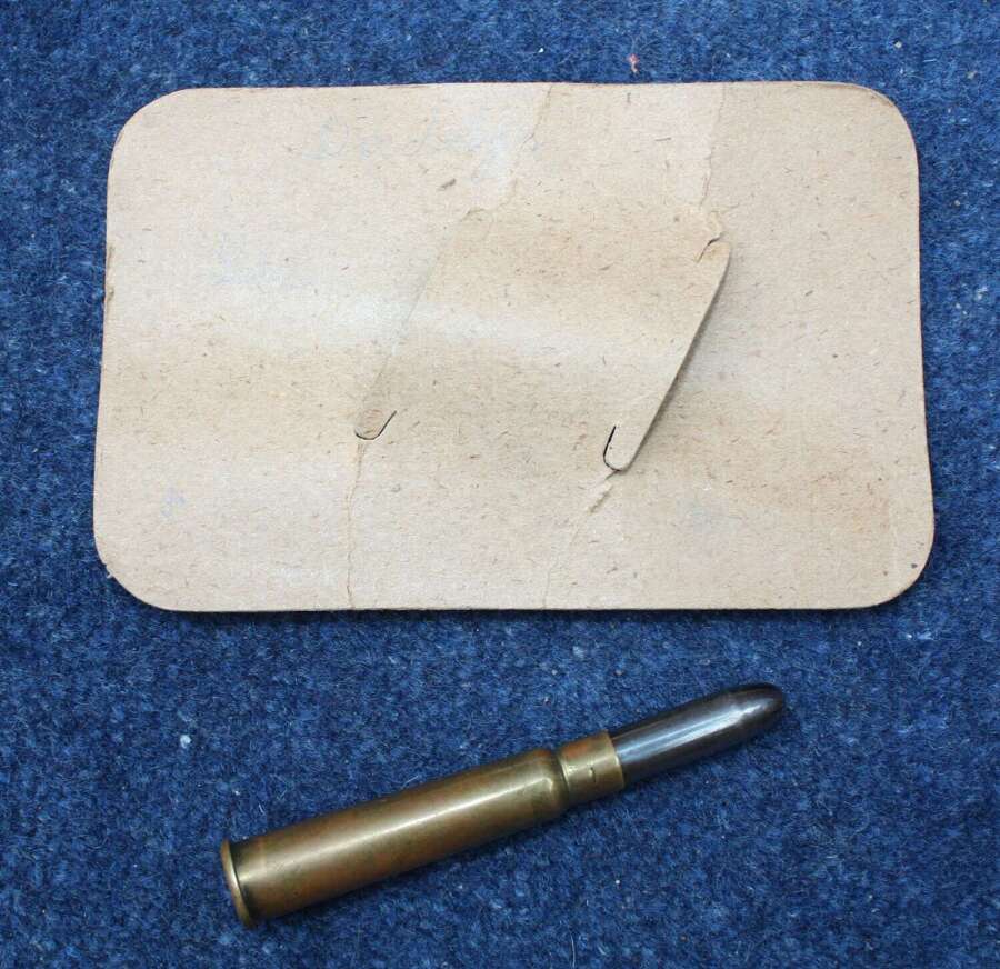 1914 Princess Mary Christmas Gift tin bullet pencil & Monogram. Good condition.