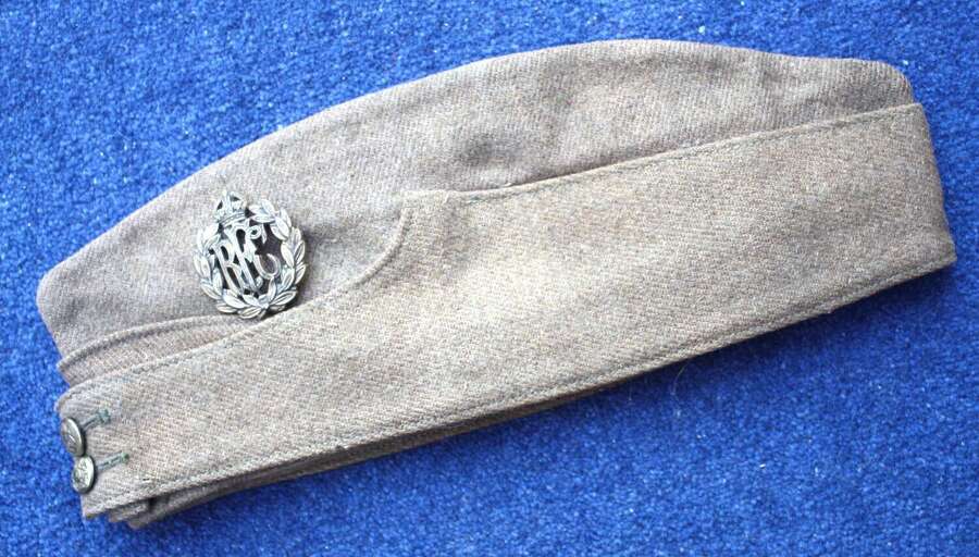 WW1 Royal Flying Corps Other Ranks Side Cap. Airman's Number 173862. Size 7 1/4.