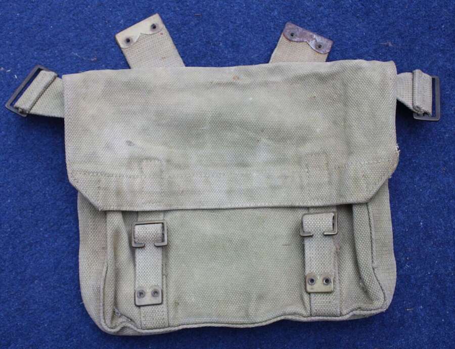 WW1 1906 pattern British Army side pack dated 1916.